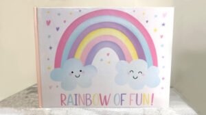 Βιβλίο Ευχών με Ουράνιο Τόξο Rainbow of Fun