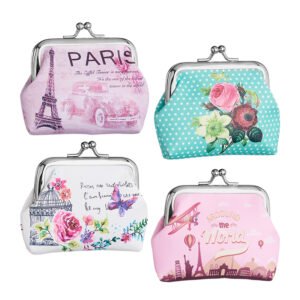 Τσαντάκι Πορτοφόλι με Ρομαντική Διακόσμηση