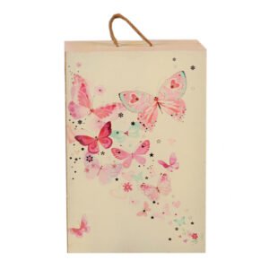 Κουτί Βάπτισης Ντουλάπα με Θέμα Πεταλούδα
