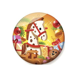 Εκτυπωμένο Ξύλινο Διακοσμητικό Αλογάκι