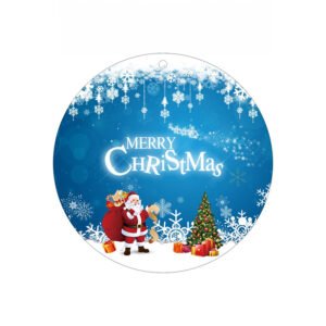 Εκτυπωμένο Ξύλινο Διακοσμητικό Merry Christmas