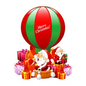 Εκτυπωμένο Ξύλινο Διακοσμητικό Αερόστατο