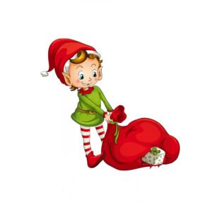 Εκτυπωμένο Ξύλινο Διακοσμητικό Ξωτικό