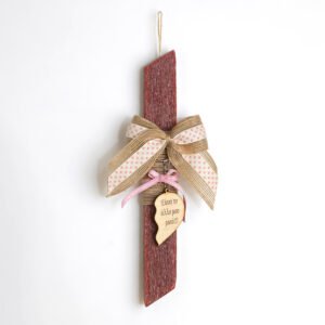 Αρωματική Πασχαλινή Λαμπάδα με Θέμα Heart Piece