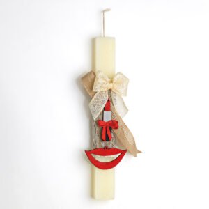 Αρωματική Πασχαλινή Λαμπάδα με Θέμα Κραγιόν