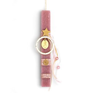 Αρωματική Πασχαλινή Λαμπάδα με Θέμα Star Girl