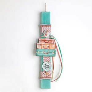 Αρωματική Πασχαλινή Λαμπάδα με Θέμα Travel The World