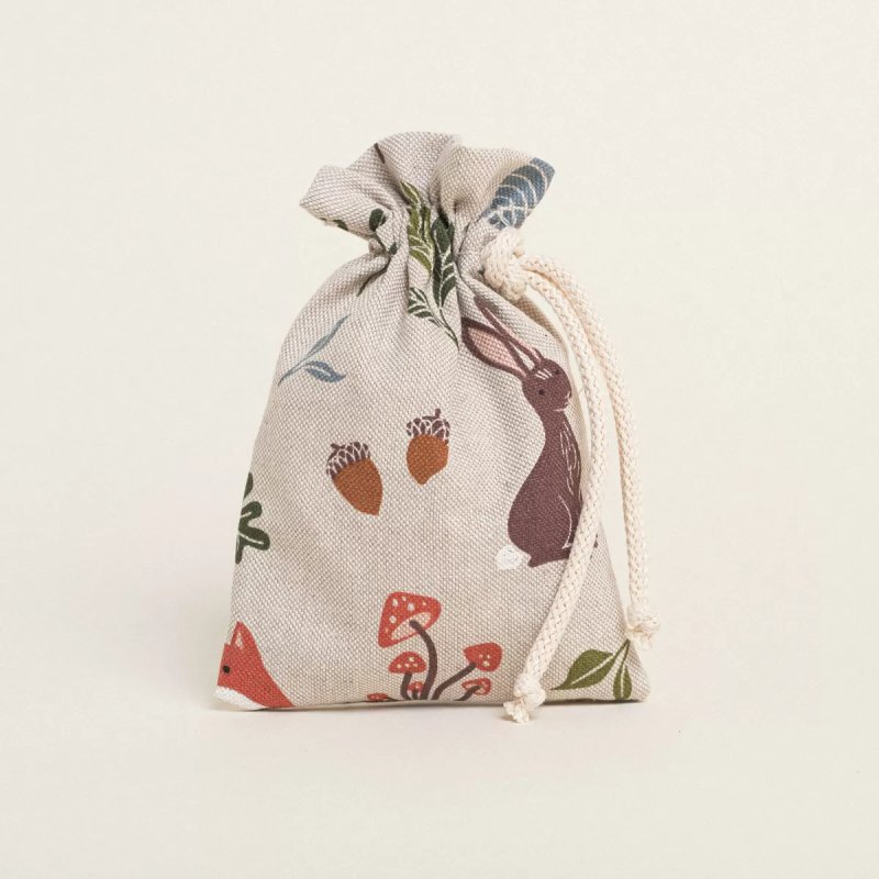 ΠΟΥΓΚΙ ΜΕ ΚΟΡΔΟΝΙ 12 x 17 cm FOREST WOOD ANIMALS