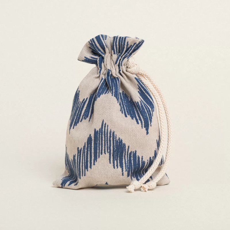 ΠΟΥΓΚΙ ΜΕ ΚΟΡΔΟΝΙ 12 x 17 cm ΜΠΛΕ ΖΙΓΚΖΑΓΚ