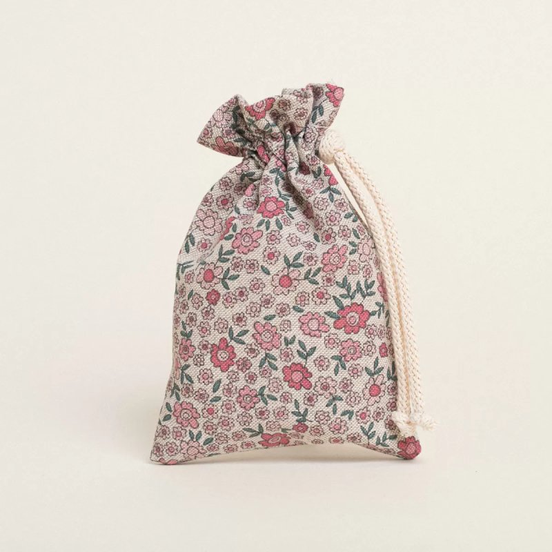 ΠΟΥΓΚΙ ΜΕ ΚΟΡΔΟΝΙ 12 x 17 cm ΡΟΖ ΜΑΡΓΑΡΙΤΕΣ