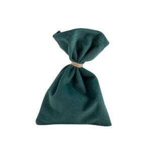 Πουγκί Βελούδο Premium Κυπαρισσί 12cm x 17cm