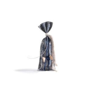 Πουγκί Μπλε Καρώ Πουγκί 6cm x 19cm