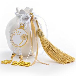 Γούρι 2025 Λευκό Κεραμικό Ρόδι Wishes Come True