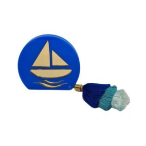 Διακοσμητικό Επιχειρηματικό Δώρο Επιτραπέζιο Μπλε Πλέξιγκλας Καράβι