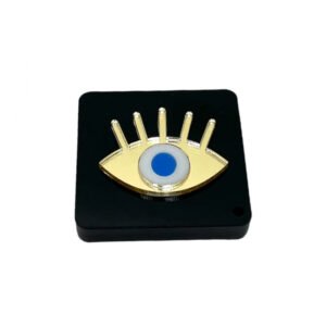 Διακοσμητικό Επιχειρηματικό Δώρο Επιτραπέζιο Μαύρο Πλέξιγκλας Μάτι