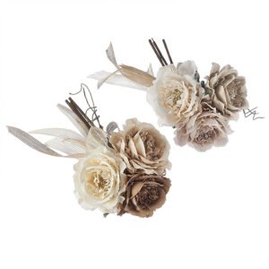 Ρομαντική Vintage Ανθοσύνθεση με Τριαντάφυλλα