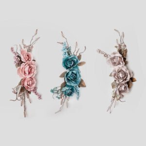 Ρομαντική Vintage Ανθοσύνθεση με Τριαντάφυλλα