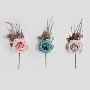 Ρομαντική Vintage Ανθοσύνθεση με Τριαντάφυλλα