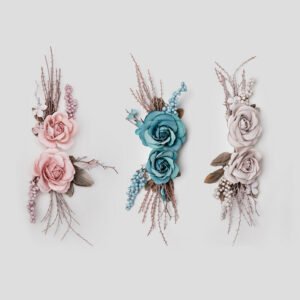 Ρομαντική Vintage Ανθοσύνθεση με Τριαντάφυλλα