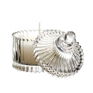 Γυάλινη φοντανιέρα με κερί