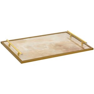 Δίσκος Γάμου Τύπου Μάρμαρο Gold Bars