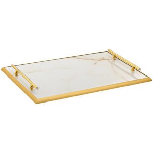 Δίσκος Γάμου Τύπου Μάρμαρο Gold Bars