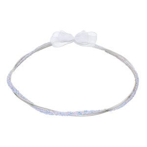 Χειροποίητα Επάργυρα και Επιπλατινωμένα Ασημί Στέφανα Γάμου με Glitter