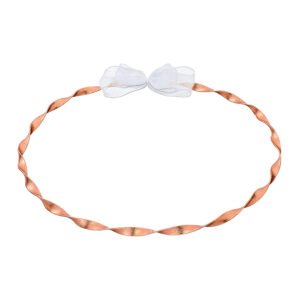 Χειροποίητα Επάργυρα και Επιπλατινωμένα Ροζ Χρυσά Στέφανα Γάμου