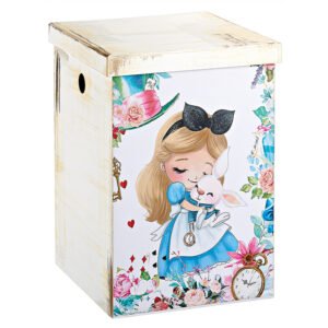 Κουτί Βάπτισης με Θέμα η Χώρα των Θαυμάτων