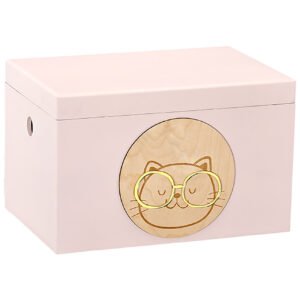Κουτί Βάπτισης με Θέμα Γατούλα