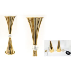 Χρυσό Μεταλλικό Σταντ για Λουλούδια