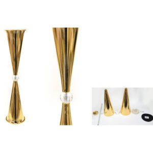 Χρυσό Μεταλλικό Σταντ για Λουλούδια