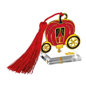 Επιτραπέζιο Γούρι 2026: Χρυσή Μεταλλική Κολοκύθα/Άμαξα