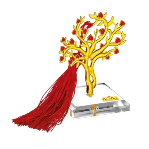 Επιτραπέζιο Γούρι 2026: Χρυσό Δέντρο με Καρδιές