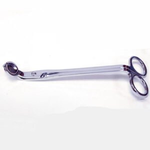 Ασημί Ψαλίδι για Φυτίλια Κεριών 18 cm