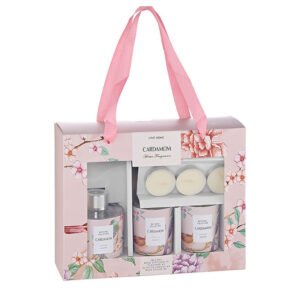 Gift Set με Αρωματικό Χώρου και Κεριά με Άρωμα Κάρδαμο