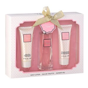 Ροζ Gift Set με Αφρόλουτρο, Eau de Toilette και Κρέμα Σώματος
