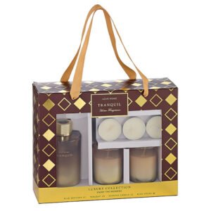 Gift Set με Αρωματικό Χώρου και Κεριά με Άρωμα Tranquil