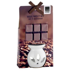 Gift Set με Βάση και Wax Melts με Άρωμα Καφέ