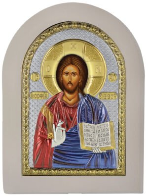 Ασημένια Εικόνα Του Χριστού 20cmx26cm