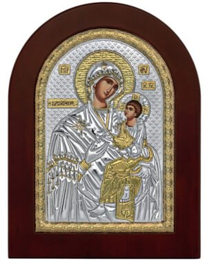 Ασημένια Εικόνα Παναγία Γοργουπήκοος 15cmx21cm