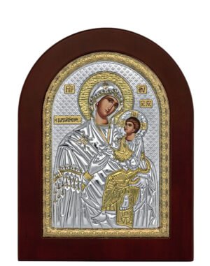 Ασημένια Εικόνα Παναγία Γοργουπήκοος 10cmx14cm