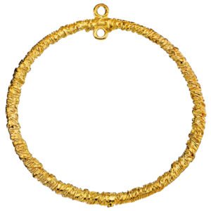 Χρυσός Μεταλλικός Κύκλος 9cm x 10cm