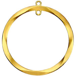 Χρυσός Μεταλλικός Κύκλος 7cm