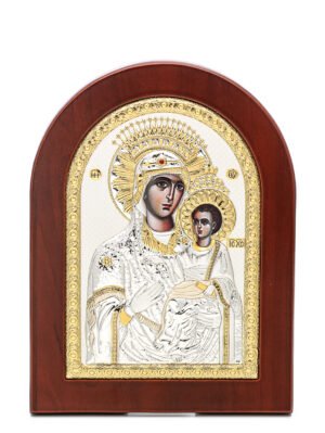 Ασημένια Εικόνα Παναγία η Προδρομίτισσα 15cmx21cm