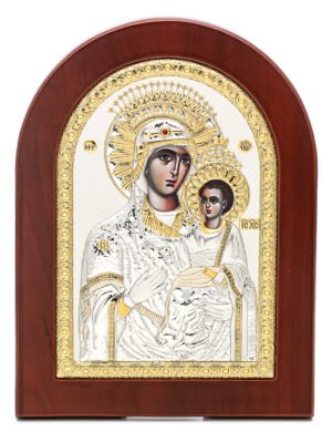 Ασημένια Εικόνα Παναγία η Προδρομίτισσα 20cmx26cm