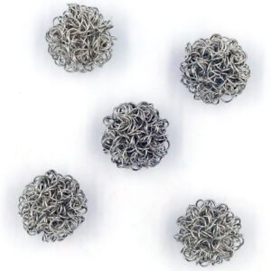 Ασημί Μεταλλική Μπάλα 1.7cm