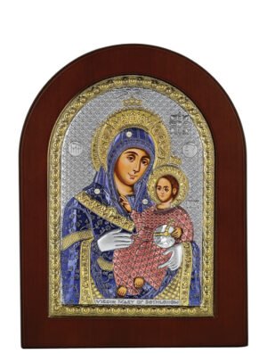 Ασημένια Εικόνα Παναγία Βηθλεέμ 20cmx26cm