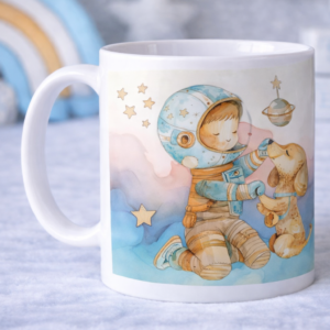 Προσωποποιημένη κούπα Βάπτισης  Space Fun "Karaververis"