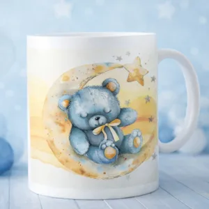 Προσωποποιημένη κούπα Βάπτισης Κούπα Sleepy Bear "Karaververis"